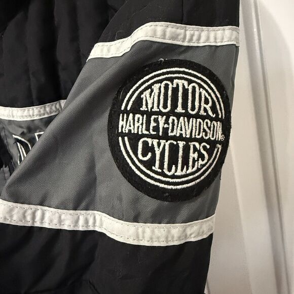 VTG Harley Davidson Motorcycle Jacket Screaming Eagle Riding USAMade Men XL - Picture 8 of 16